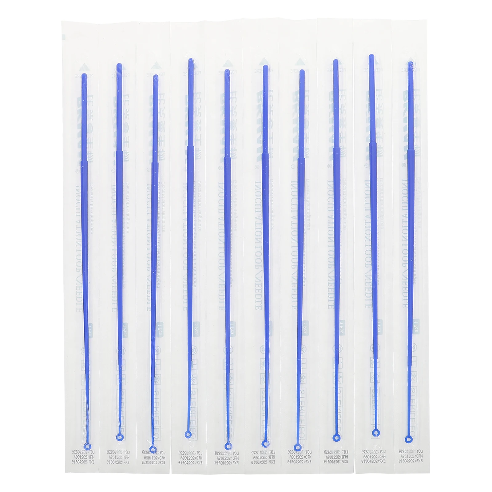 

20pcs Inoculation Rods 5ul Stable Heat Resistant Microbiology Laboratory Tools Sample Transfer Sticks for Test Experiment
