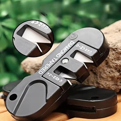 Portable Tungsten Ceramic Carbide knife sharpener professional kit Whetstone Kitchen Tool Camping Hiking tactical Survival Gear