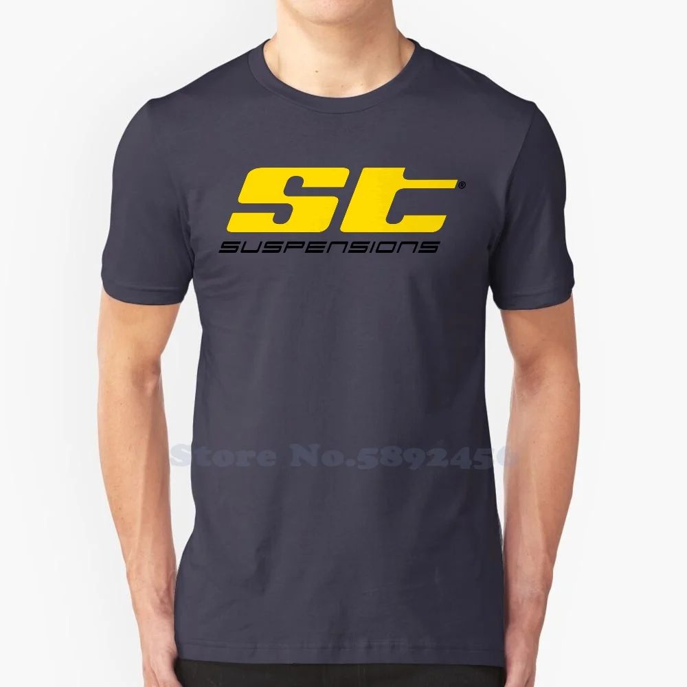 ST suspensões logotipo t-shirt, camiseta de moda de alta qualidade, novo, 100% algodão