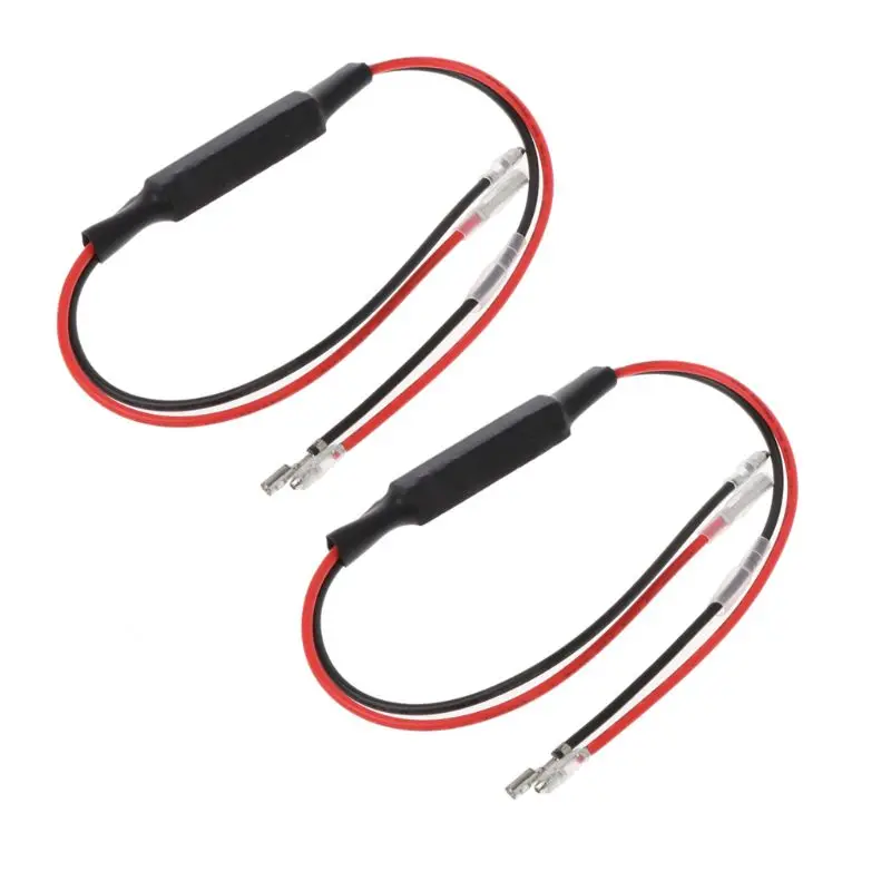 U90C 2 pezzi resistori di carico in cemento per moto LED indicatore di direzione indicatore luminoso DC 12V 10W resistenza al cemento 10 Ohm