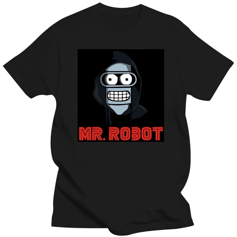 Men T Shirt  tee shirt mr robot is bender tshirts Women T-Shirt