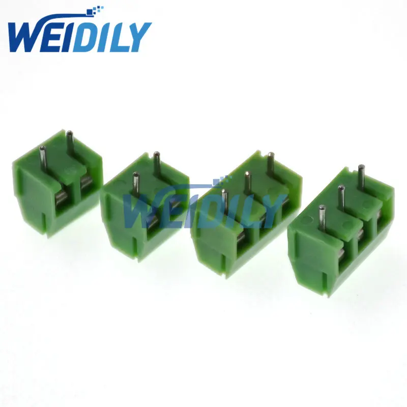 10PCS Terminals KF396-2P/3P KF3.96-2P/3P 300V 10A Screw 2/3Pin 3.96mm Straight Pin PCB Screw Terminal Block Connector 24-18AWG