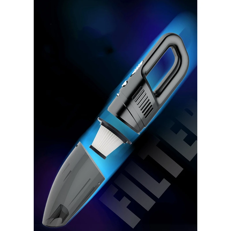 120W 12V Car Vacuum Cleaner Suction For Car Wet And Dry Dual-Use Vacuum Cleaner Handheld Car Vacuum Cleaner
