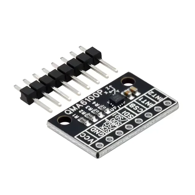 QMA6100P three-axis gravity acceleration module test board IIC SPI hardware step counting