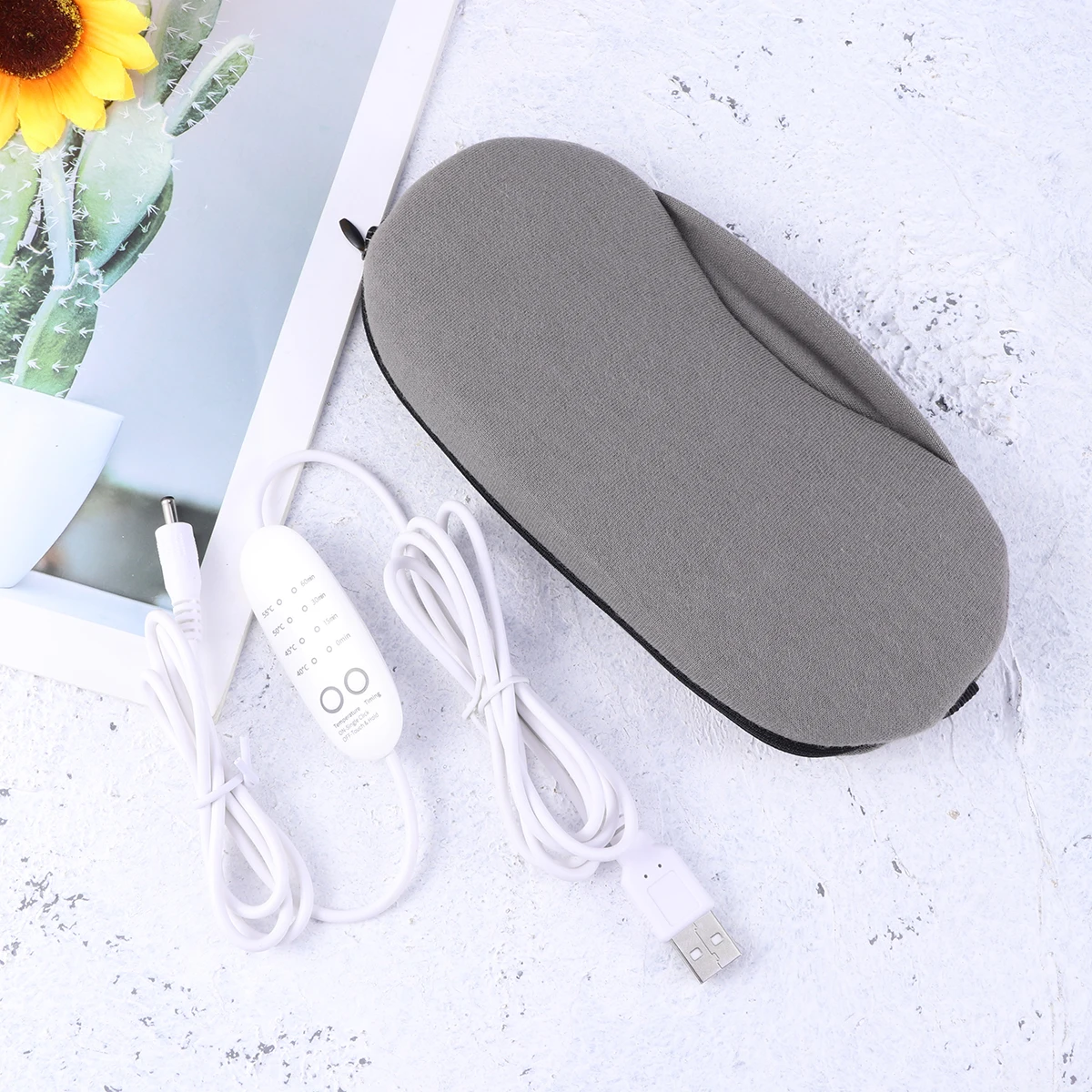 

Steam Sleep Eye Mask Relaxing Heat Massage Blackout USB Premium Material Dry Eyes Relief Travel Office Use Health Care Steam Eye