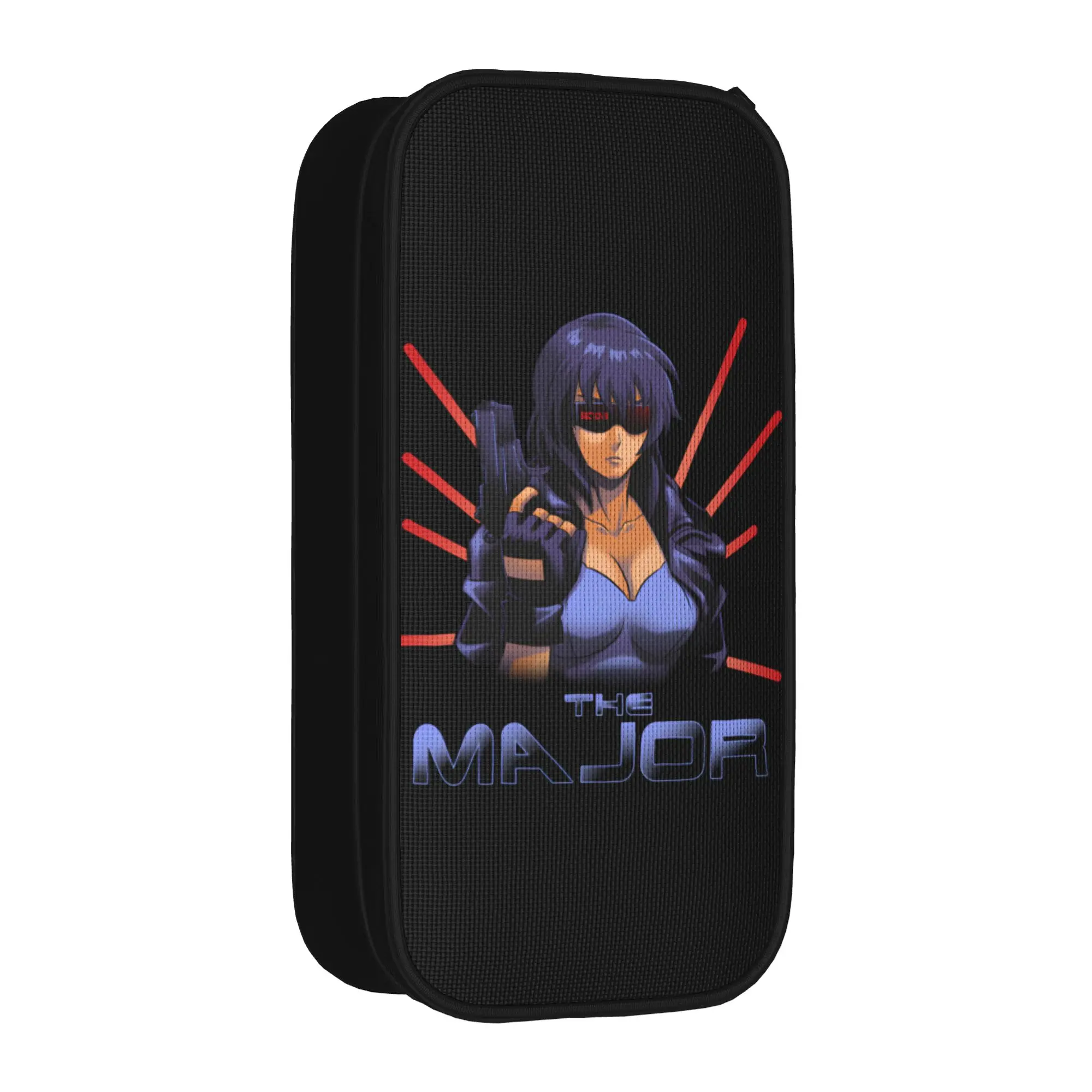 The Major GHOST IN THE SHELL Pencil Case Classic   Pen Bag Student Big Capacity Office Gifts Pencil Box