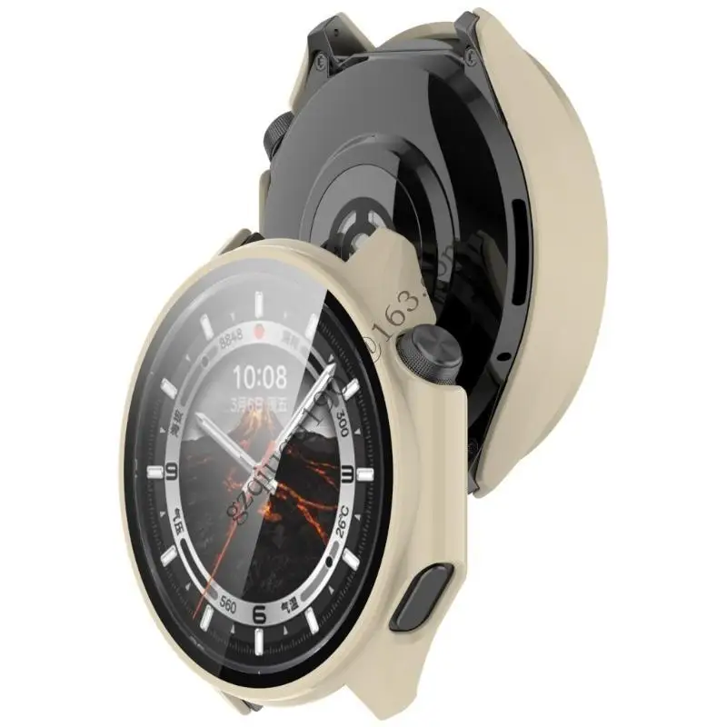 Vỏ bọc vỏ thông minh với bộ phim bằng kính cường lực cho Watch 3 Màn hình Bảo vệ Vỏ bọc Scratchproof 066A