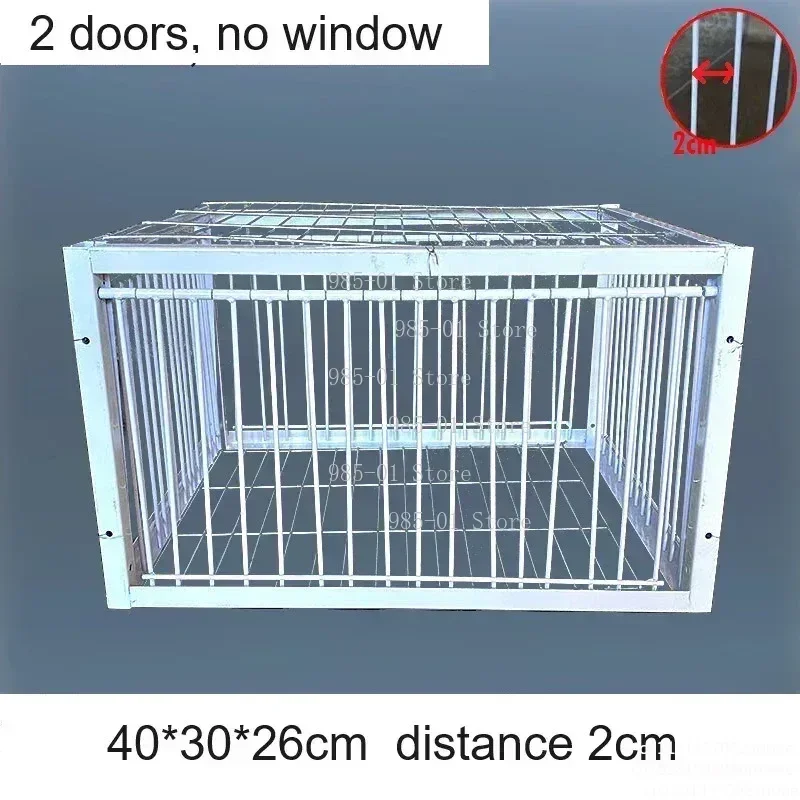 Custom Foldable Galvanised Pigeon Bird Trap Cage Humane One-way Entrance for Feral Pigeons Doves