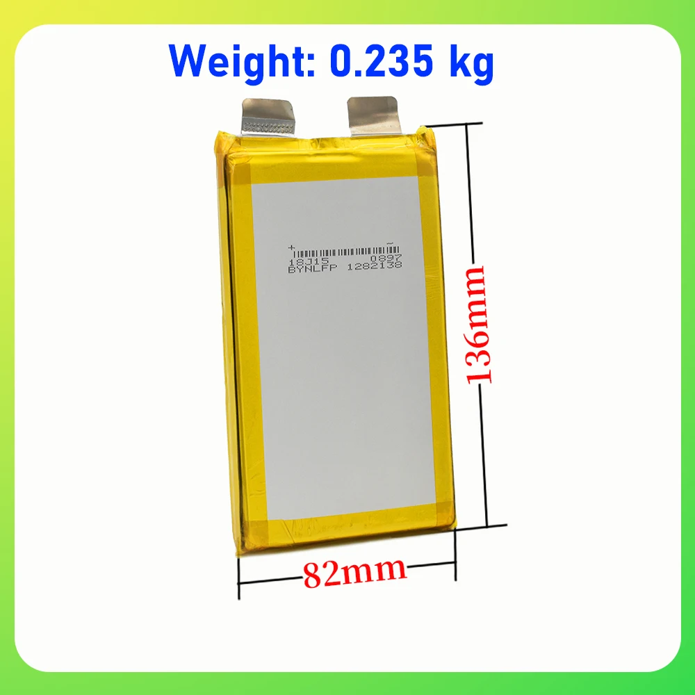 High Quality  3.2V Lifepo4 10Ah Rechargeable LiFePO4 Polymer Battery for 24V 12V 36V Electric Bike DVD GPS Replacement Battery