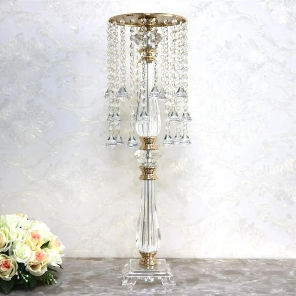 

Tall Gold Acrylic Flower Rack, Wedding Centerpiece, Event Table, Road Lead, Party Decoration, 70 cm, 27.6 ", 10 PCs/Lot