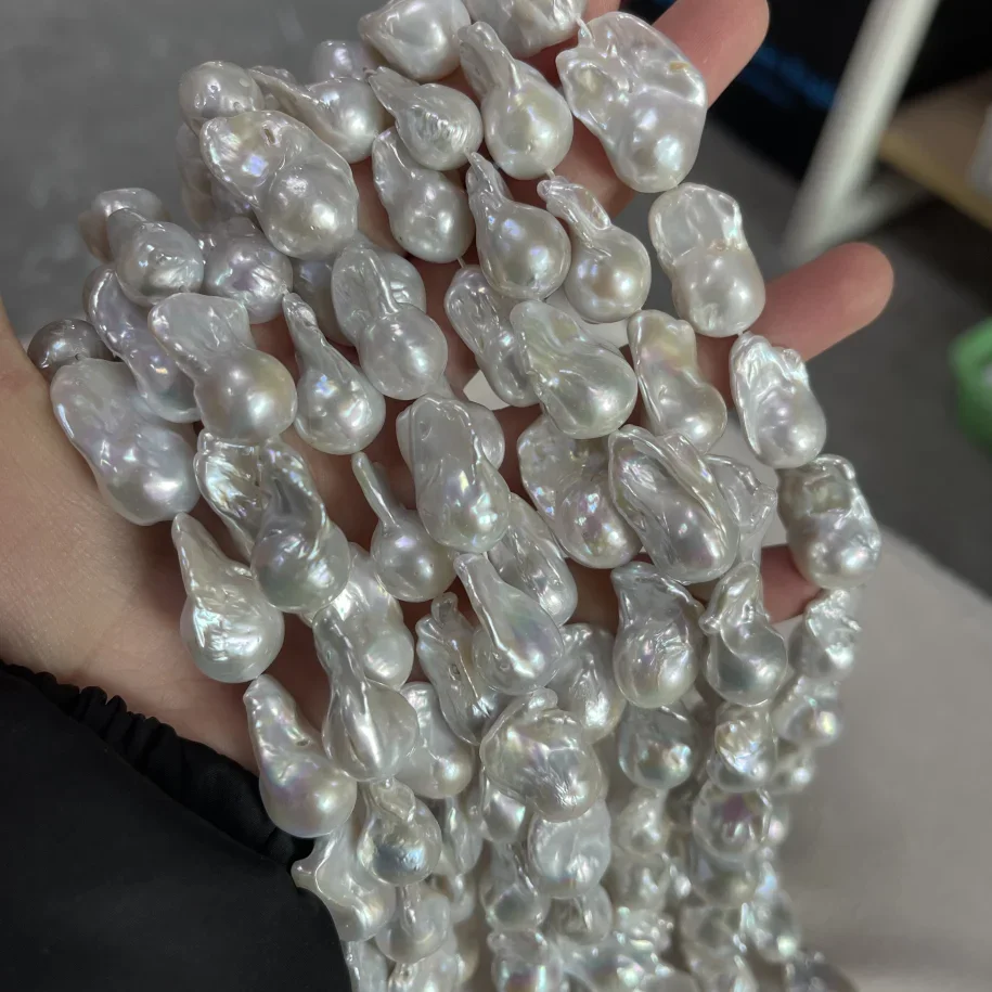 Natural Freshwater Pearl White Baroque Irregular Shape Spacer Beads For Jewelry Making DIY Necklace Bracelet Accessories Gifts