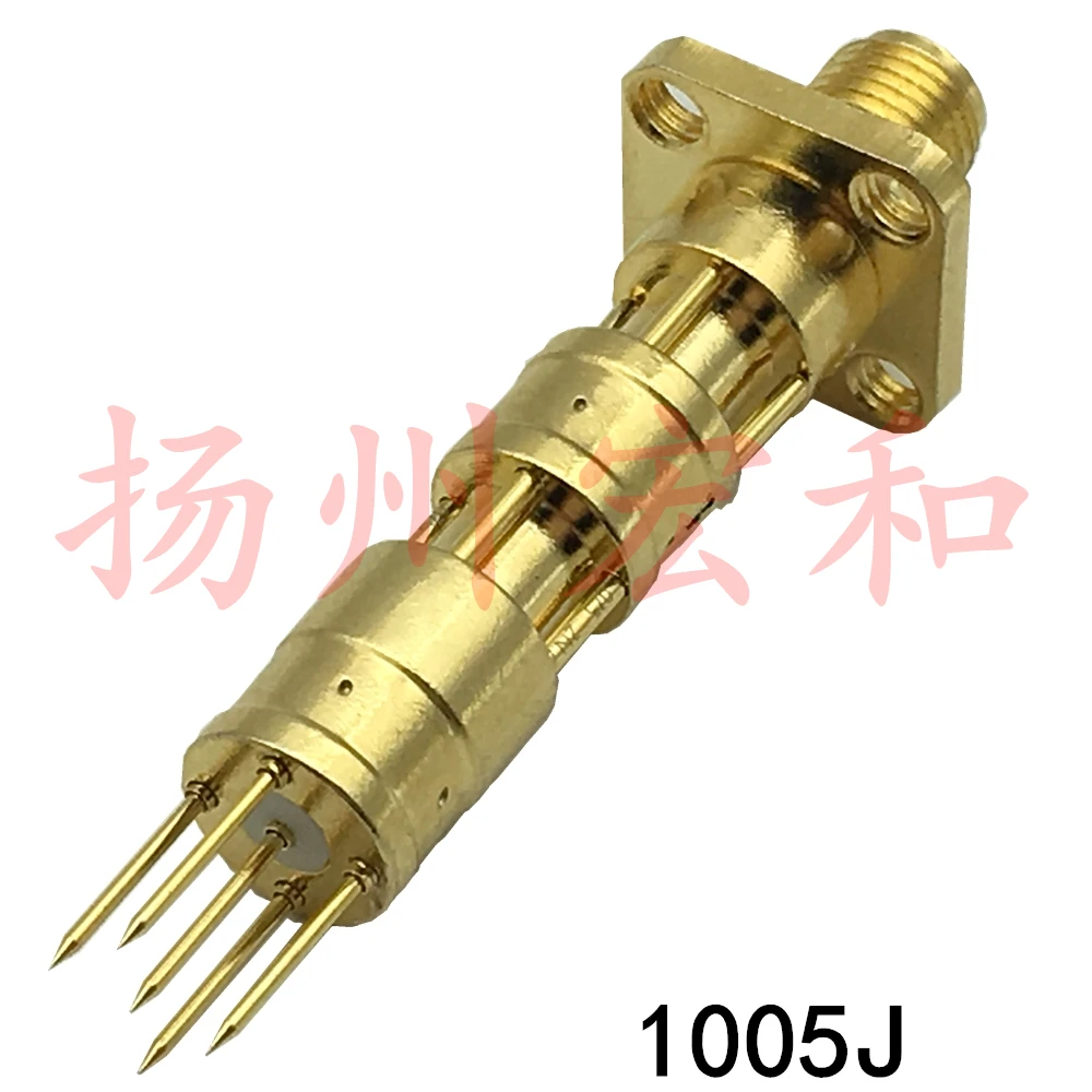 1505J Five Pin Test Head RF Phone, Domestic SMAKFD Probe Seat, Big Five Claw Spring Top Pin, All Copper Gold Plated