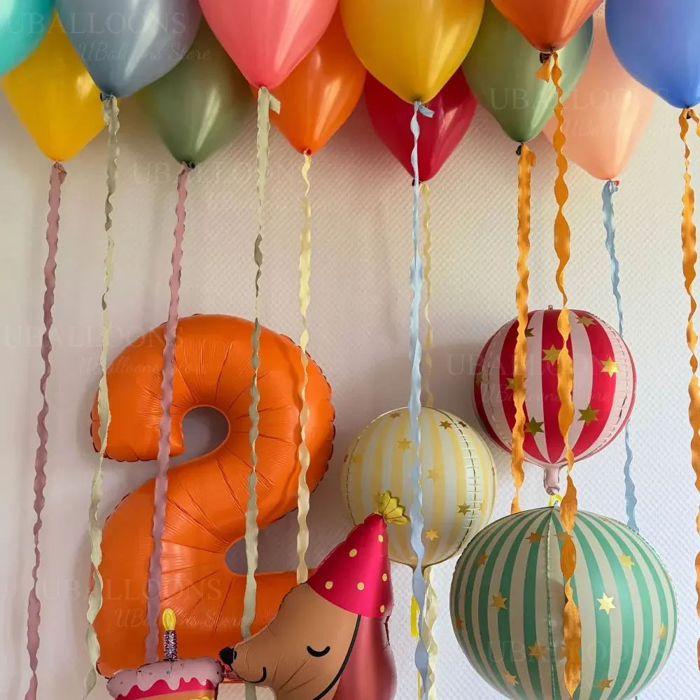10YD Rüschenband für Ballonzubehör, gewelltes Plissee-Band, Rüschenband für Ballons, Schleife, Geburtstag, Babyparty, Partydekoration – Detail 8