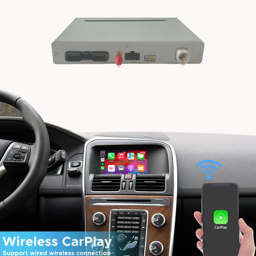 MMI Wireless Carplay Apple for Volvo XC60 V60 S60 2015-2018 7