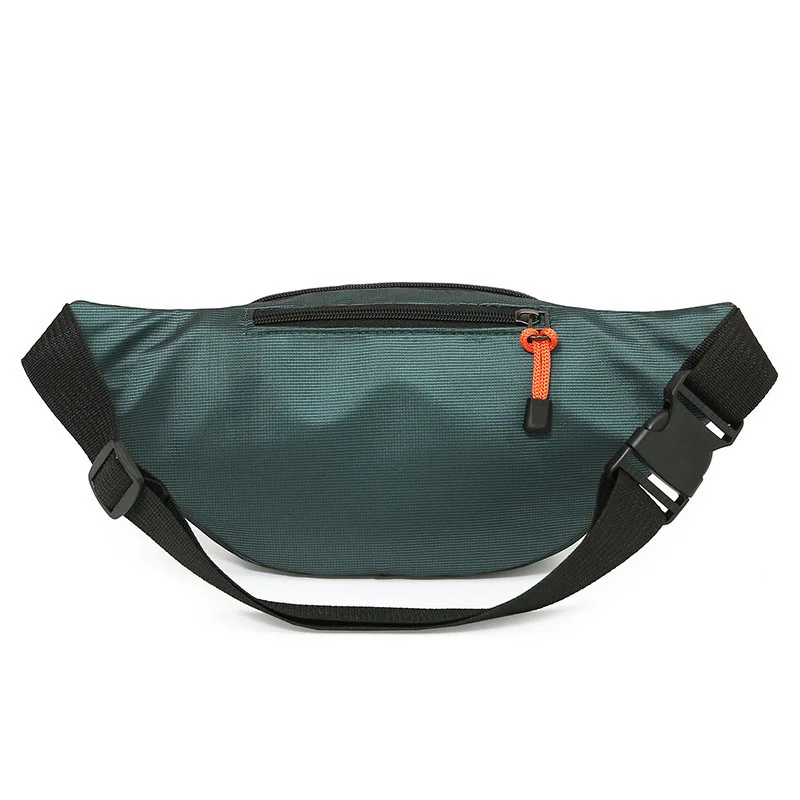 Multi-zipper waist bag for men and women with large capacity anti spillage cross-body chest bag wear-resistant multi-function 4