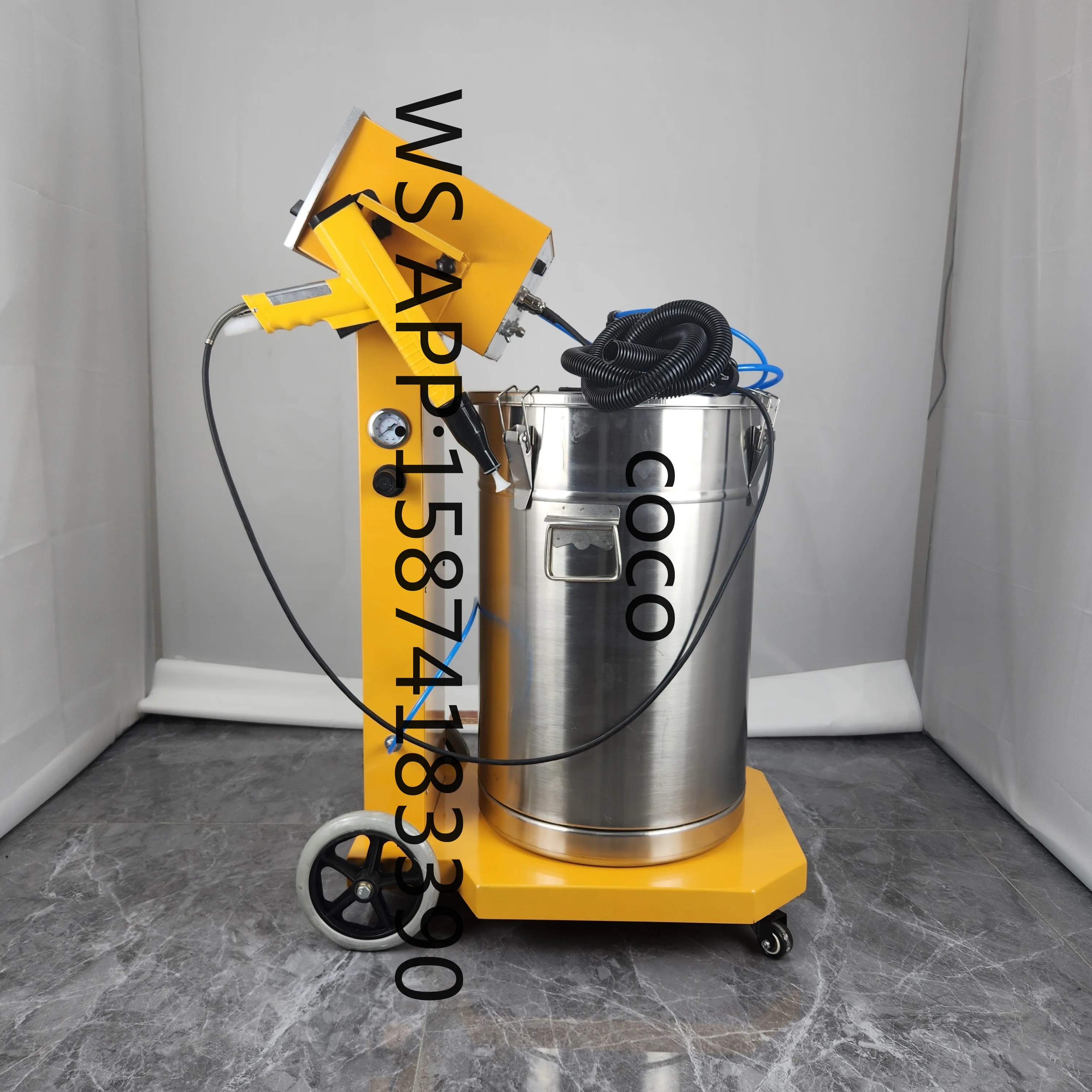 Professional Powder Coating Machine With PLC Components For Precise Spraying On Metal Substrates