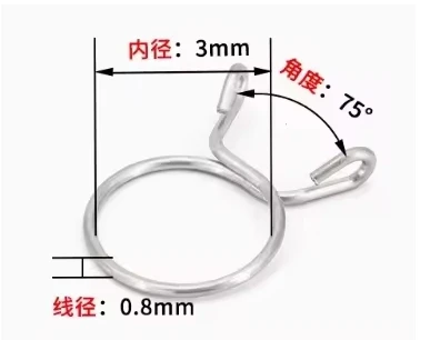 

AC304 stainless steel elastic clamp