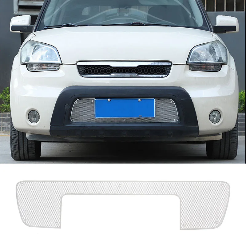 

For Kia Soul 2009-2013 Front Grills Anti-insect Network Net Protective Net Cover Panel Accessories