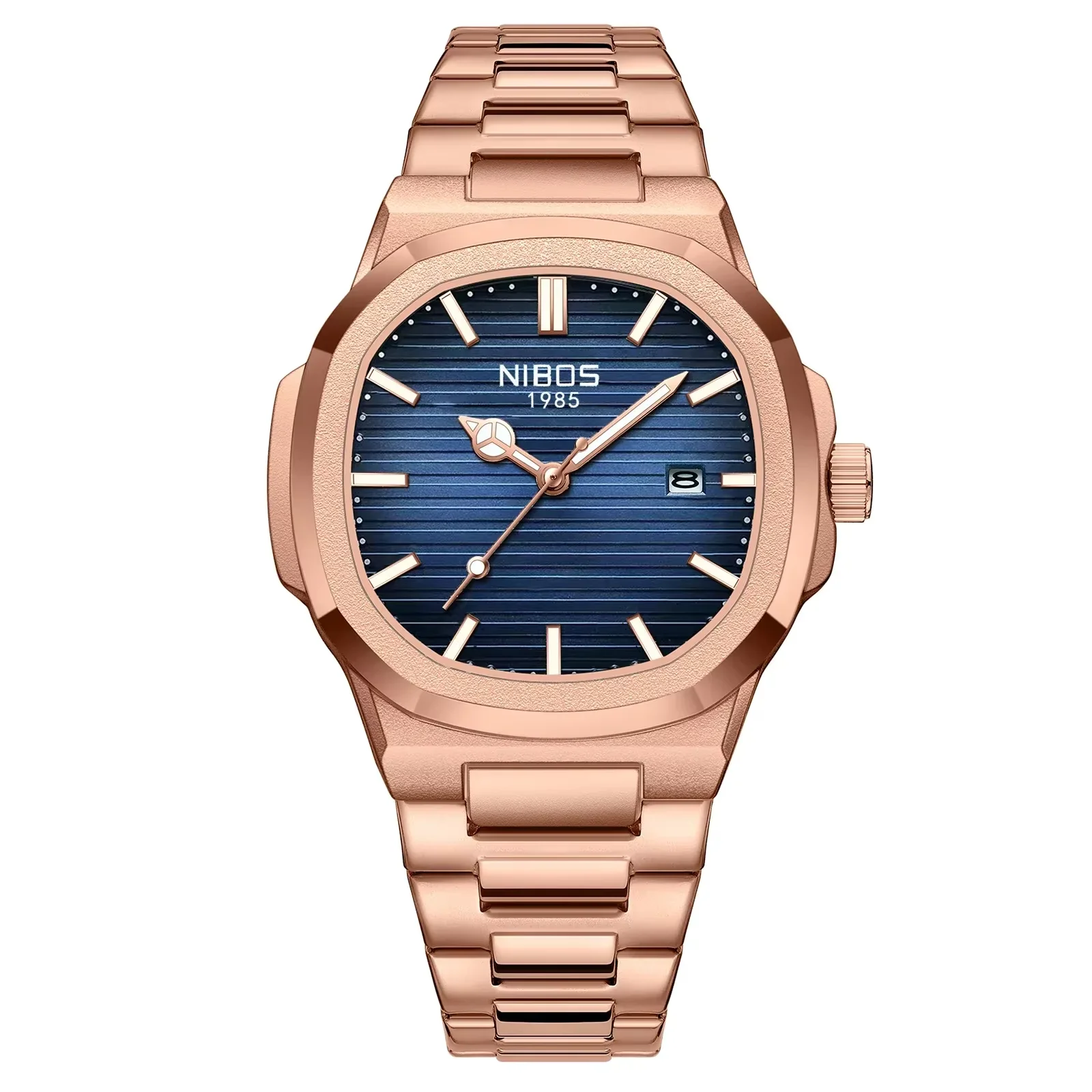 

NIBOSI 2025 Men Watch Gold Date Mens Clock Business Male Watches Waterproof Stainless Steel Luxuries Man Wristwatches for Men