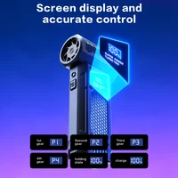 2026 High Power Jet Dry Blower Mini Turbo Fan Electric Air Duster Cordless PC Keyboard Cleaner Car Drying 2600mAh LED Display 3