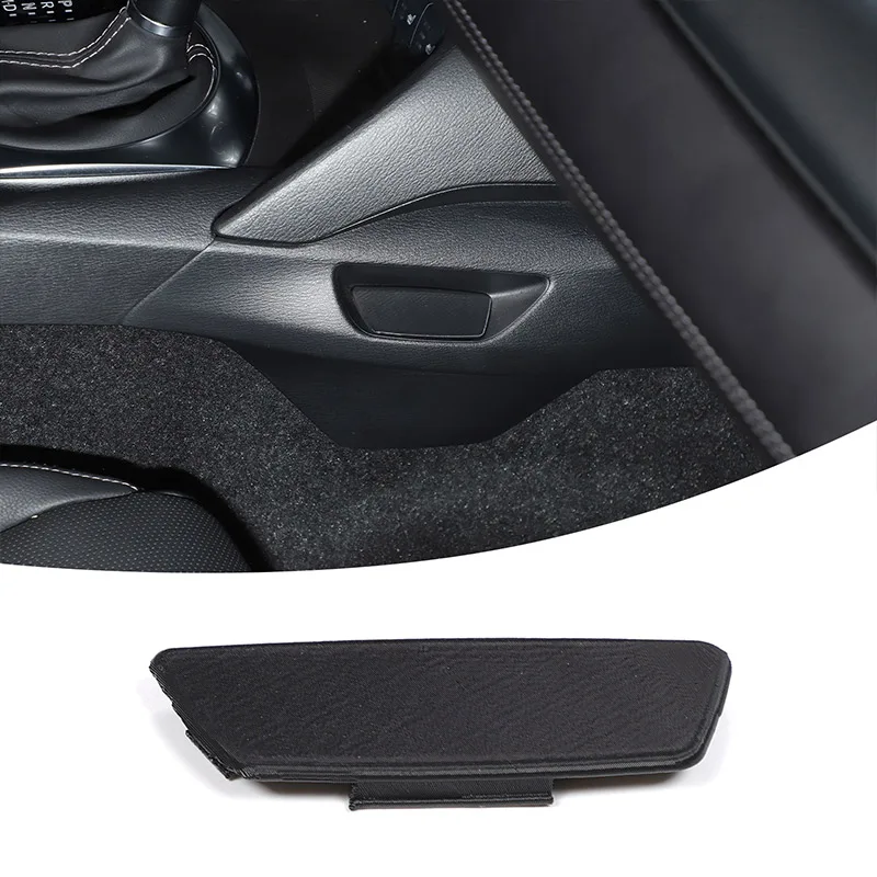 ABS Black For Mazda MX-5 ND 2016-2026 Car Passenger Side Cup Holder Hole Anti Blocking Cover Car Interior Accessories