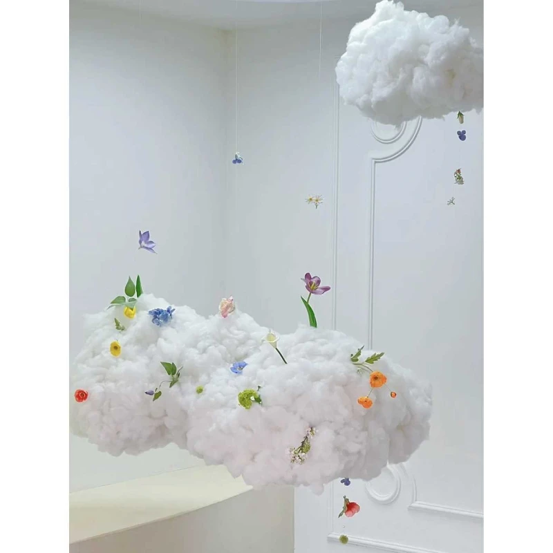 

Creative Art Landscape Air Hanging Decorative Suspended Floral Installation