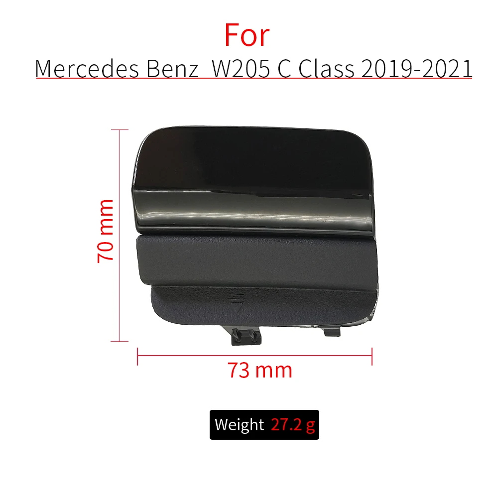 Per Mercedes W205 auto paraurti posteriore gancio di traino tappo di copertura bianco per Benz classe C Sport 2019-2021 C180 C200 C220 C250 C300 2058853303