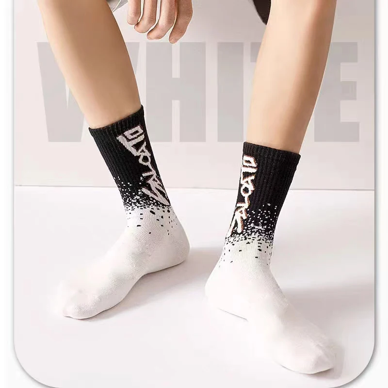 5 Pairs High Quality Men Socks Colourful Happy Casual Long Socks Autumn Winter Warm Men Women Fashion Sokken Sport Skateboard So