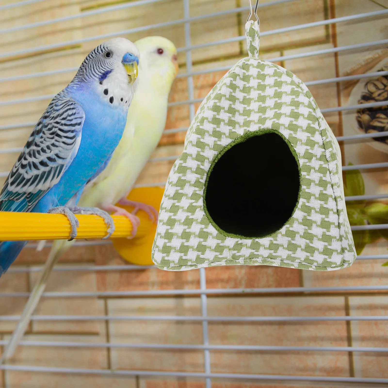 

Hanging Bird Nest Bed for Small Medium Parrots Hamster Cage Accessories Durable Comfortable Breathing Pet