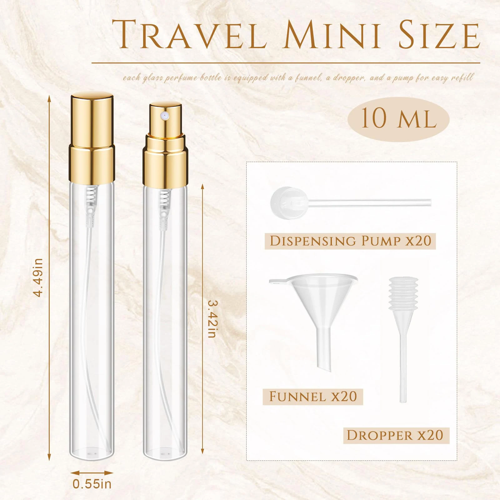 60pcs mini transparent perfume - Perfume Fragrance Booster recension och pris