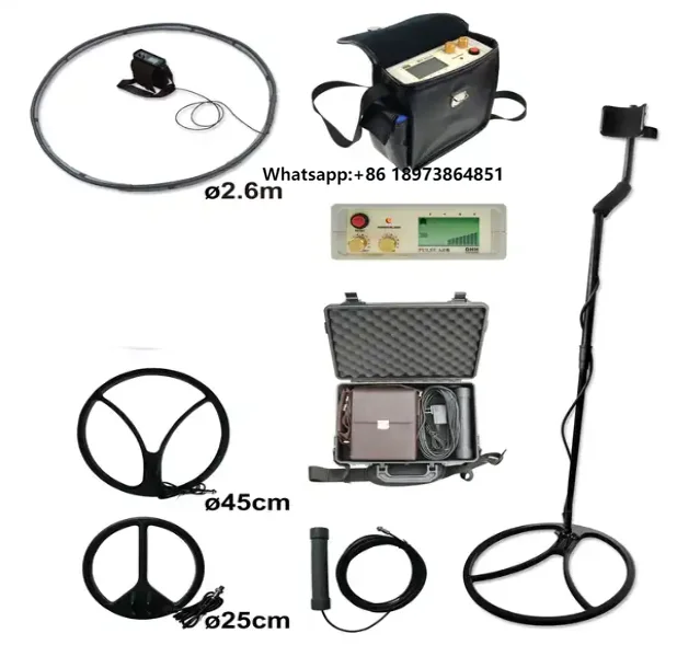 

Allosun AR6 Gold Detector Machine Pulse Induce High Sensitivity Metal Detector Depth Waterproof Metal Detector Dual Coil