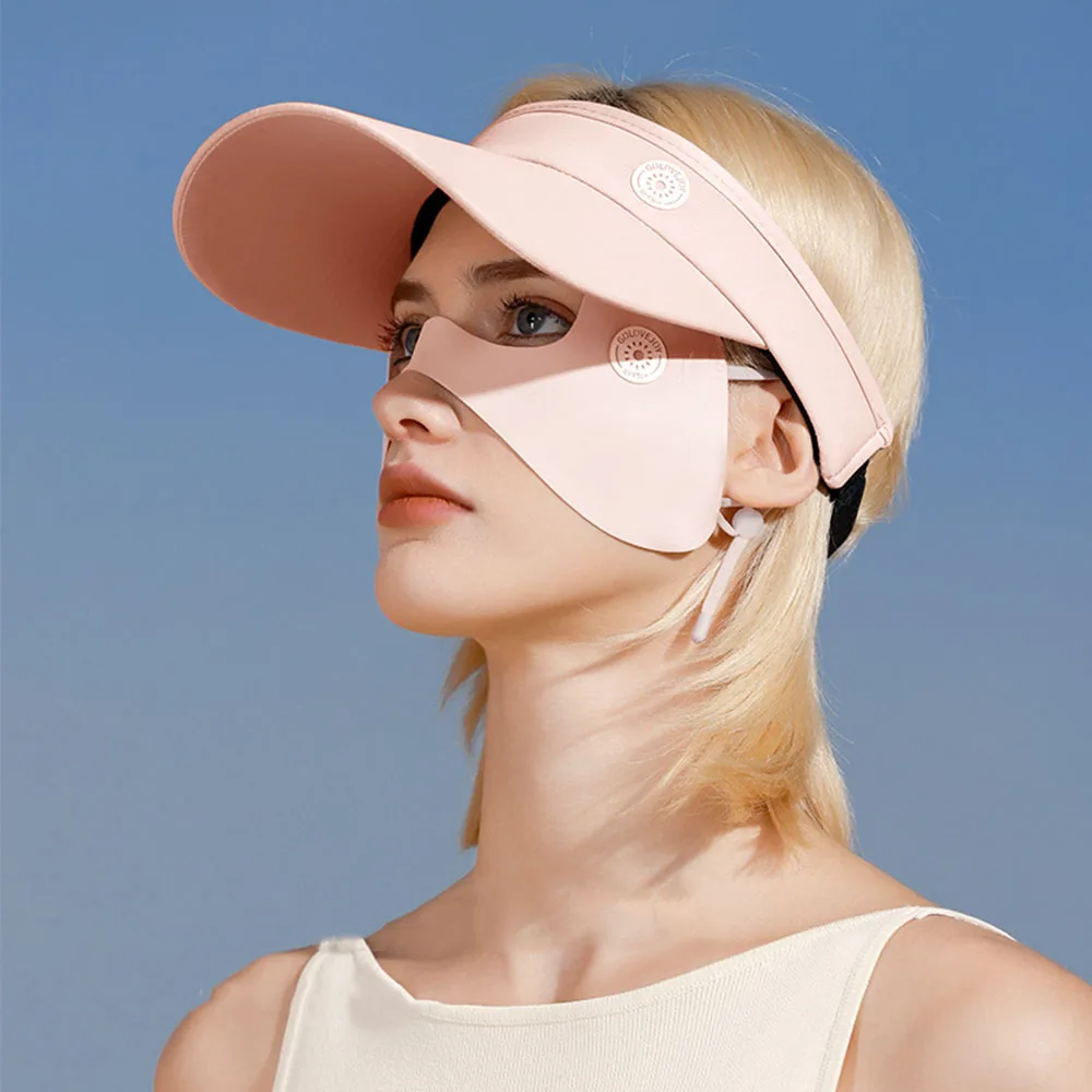 Fashion Punk Sunscreen Mask Anti-UV Eye Protection Mask Summer Driving Cycling Running Sport Face Masks Women Men Hip Hop Mask