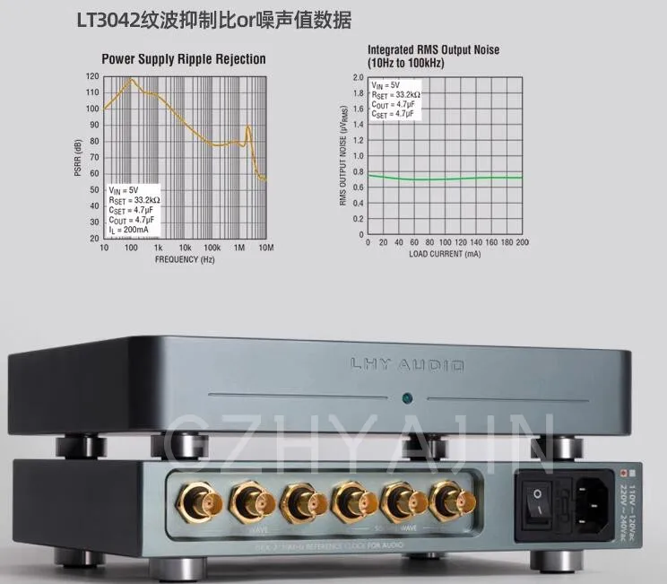 LHY AUDIO OCK-2 10Mhz SC cut OCXO high-precision ultra-low phase noise thermostatic clock crystal oscillator ultra-femtosecond