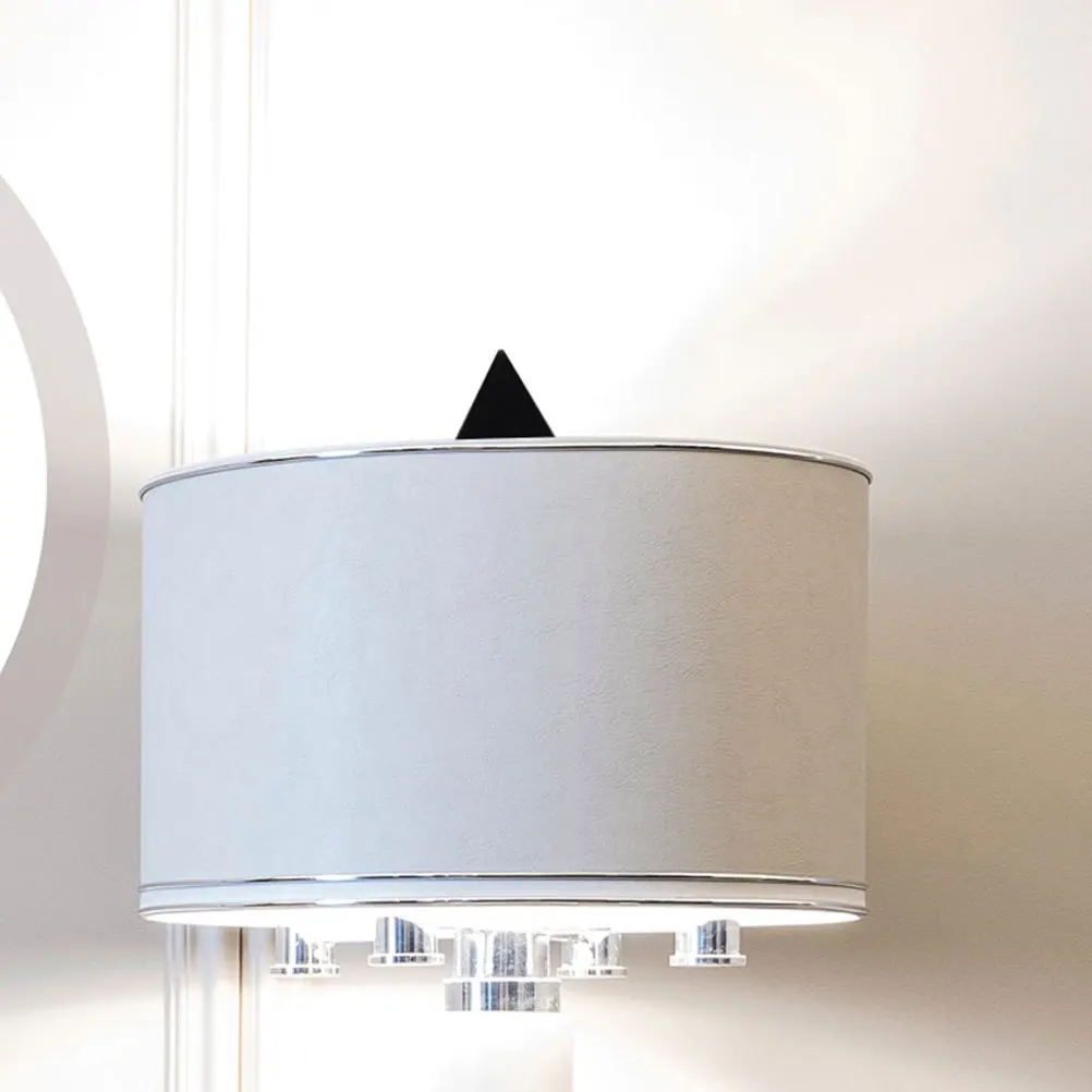 

2Pcs Decorative Lamp Finial Crystal Metal Light Cap for Lamp Shade Repair Table Floor Lamps Modern Knob Fixture Upgrade