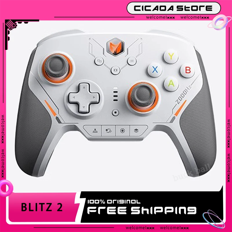 

Bigbigwon Blitz 2 Tmr Star Flash Wireless Bluetooth Gamepads Somatosensory Controllers Custom 2000hz For Ns Pc Steam Gamer Gifts