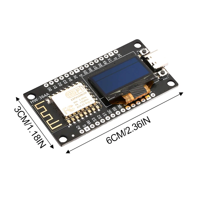 Nodemcu ESP8266 płytka rozwojowa typu C Micro USB CH340C moduł WiFi 0.96 Cal wyświetlacz OLED CH340G ESP-12F moduł sterownika WiFi