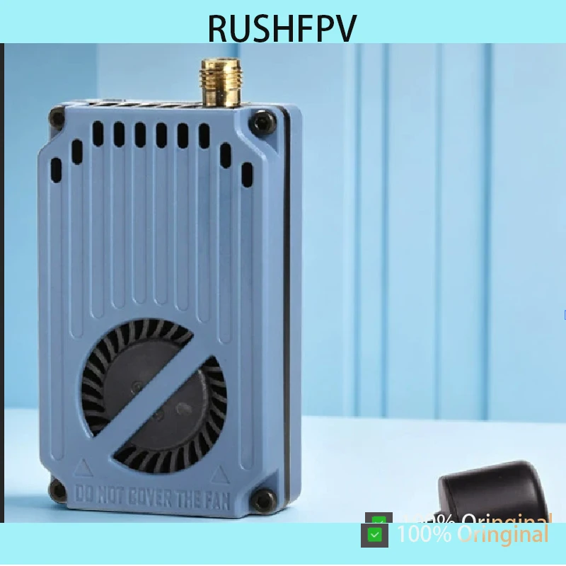 RUSHFPV XSPAN 3.1G‑3.9G 10W GaN VTX Set with Circular Polarized Antenna for FPV Drone RC Model