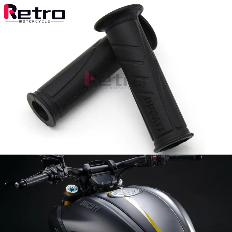 

For Ducati MONSTER 659 696 796 821 900 1000 1100 1200/S/R 7/8" 22mm Motorcycle Accessories OEM Rubber Handle Grips Grip cover