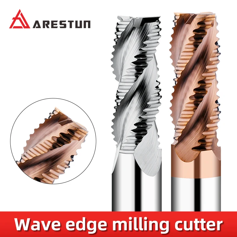 

Tungsten steel rough leather corrugated edge milling cutter Carbide stainless steel special cleaning knife Black steel corrugate