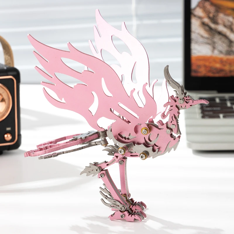 MOKR Bi Fang rompecabezas de Metal 3D juguete para niños modelo de montaje DIY Navidad Año nuevo regalo de cumpleaños educación y entrenamiento