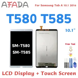 New For Samsung Galaxy Tab A 10.1 SM-T580 SM-T585 LCD Screen and Touch Display Digitizer Assembly Replacement SM-T580 SM-T585