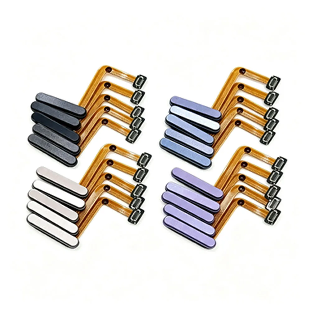 Combined Fingerprint Power Button Flex Ribbon Cable For Samsung Z Flip 3 4 5  F711 F721 F731 Power On Off Button Flex Cable
