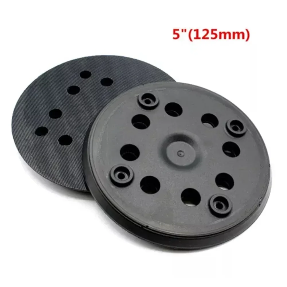 Imagem -02 - Almofada de Lixamento 125 mm Furos para Lixadeira Excêntrica Bosch Pex 270 a e Pex 270 a Almofadas de Polimento Placa de Apoio Lixadeira Disco de Lixamento