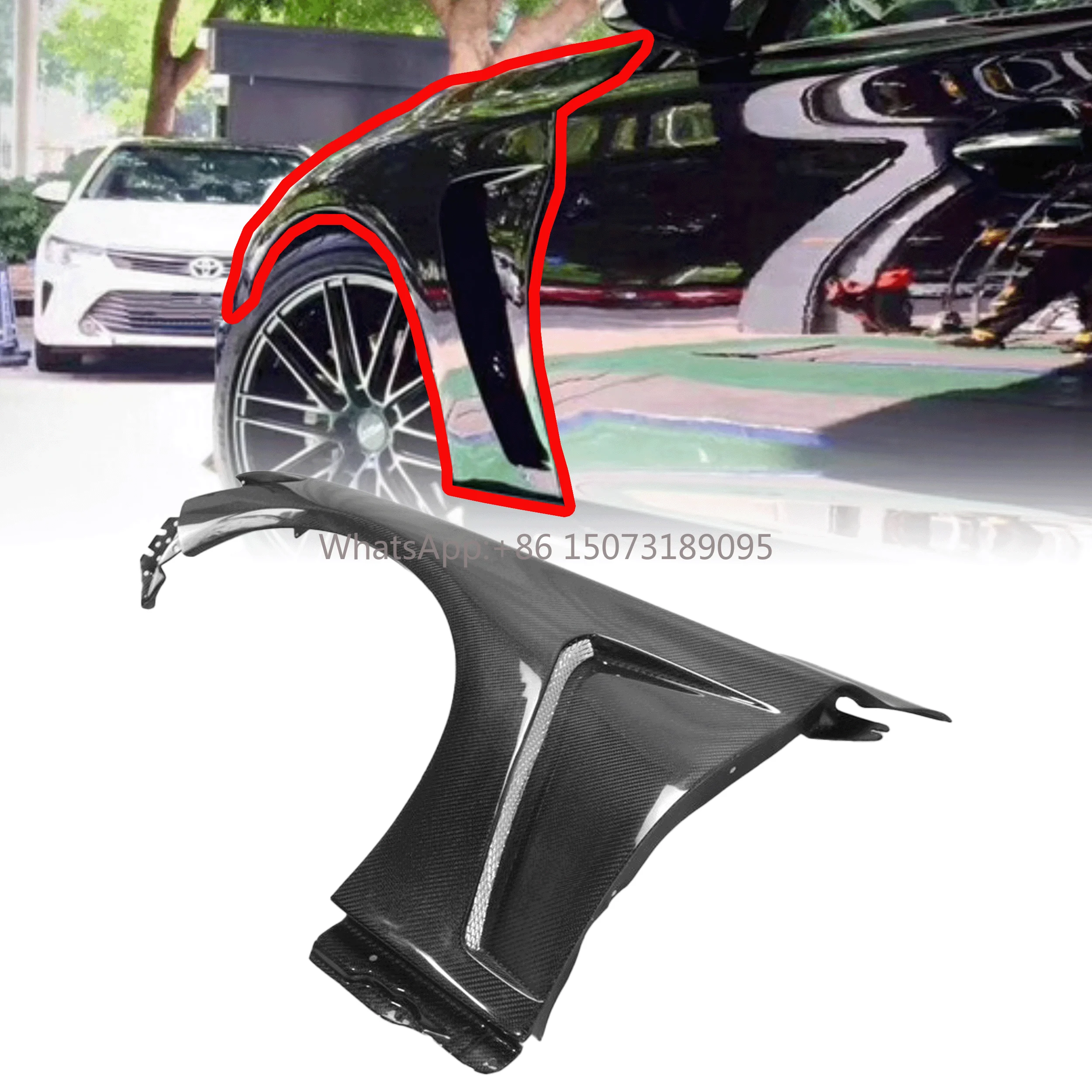 

For Infiniti Q50 V37 EAU Style Carbon Fiber Front Vented Fender