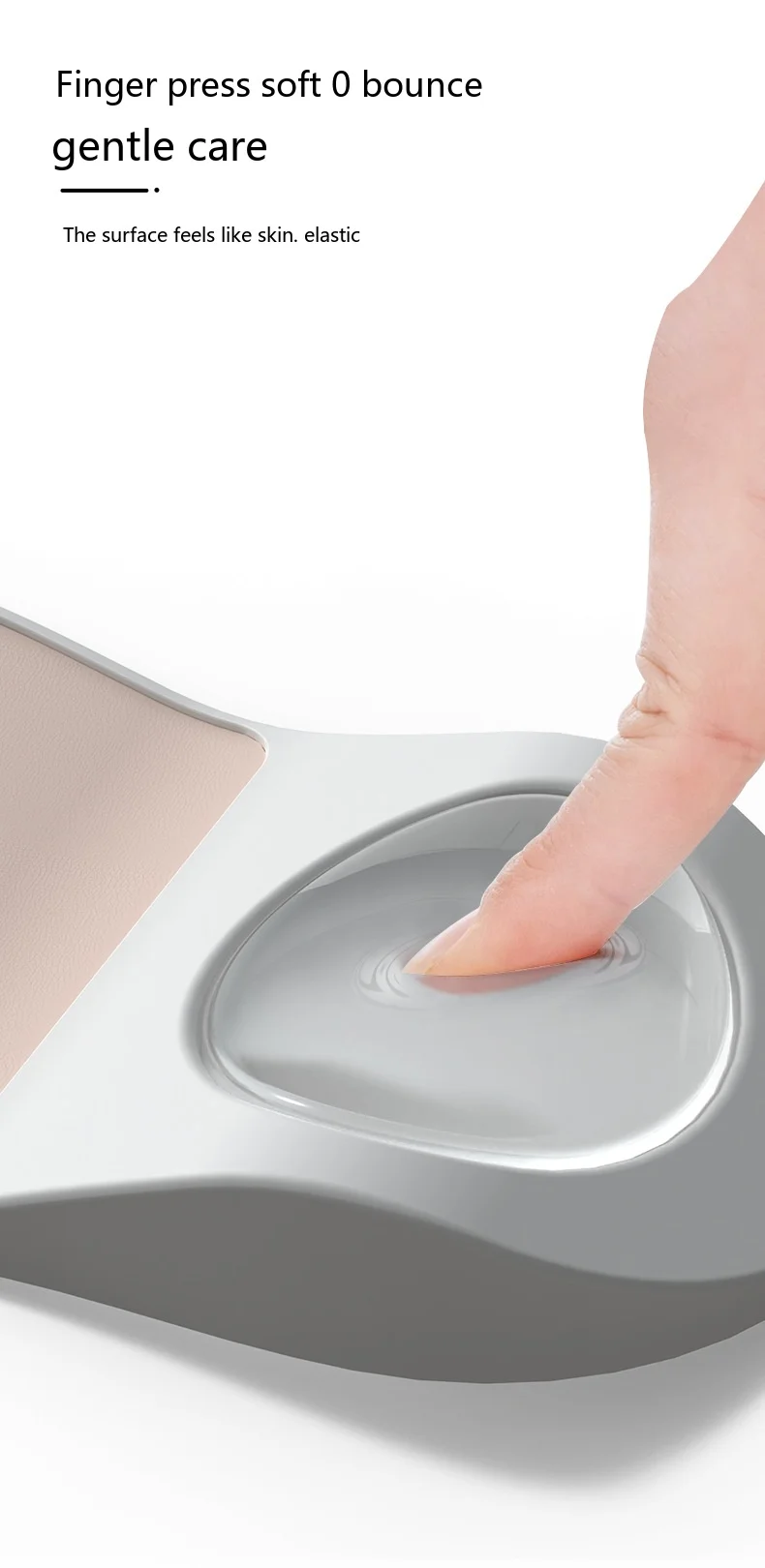 Große Silikon-Handgelenkauflage Mauspad Ergonomische Schreibtischunterlage für Büro und Gaming 10 Klassische Farboptionen – Detail 7