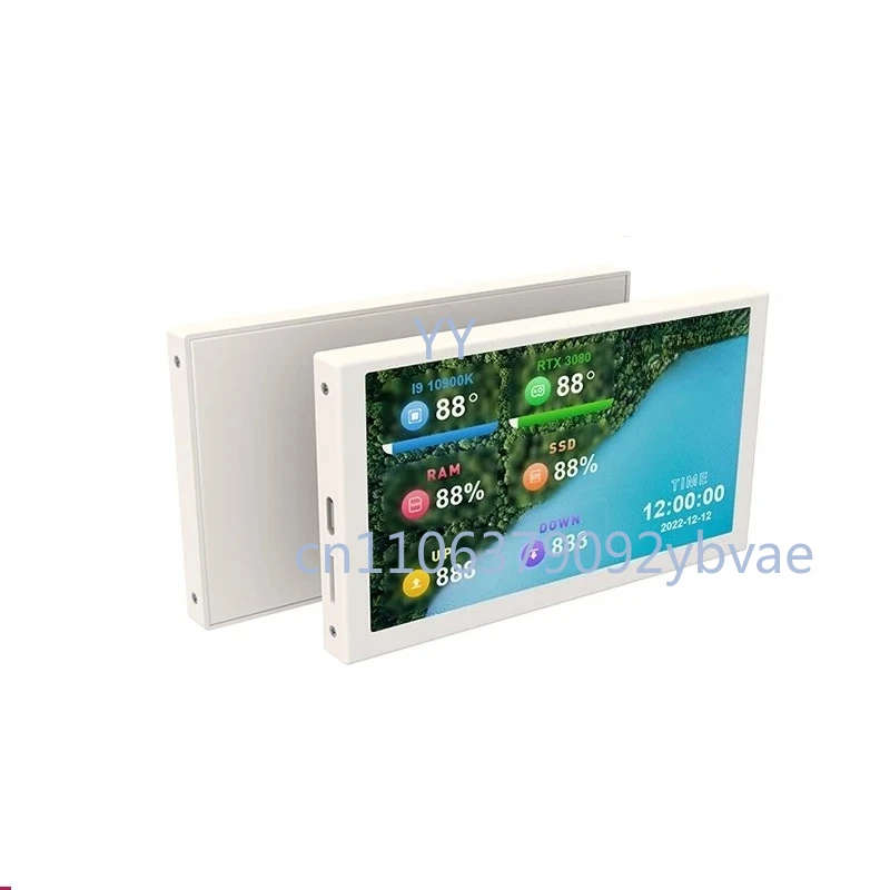 5 Inch Type-C Secondary Screen Monitor, Dynamic Display Sub-Screen Vertical  Compatible