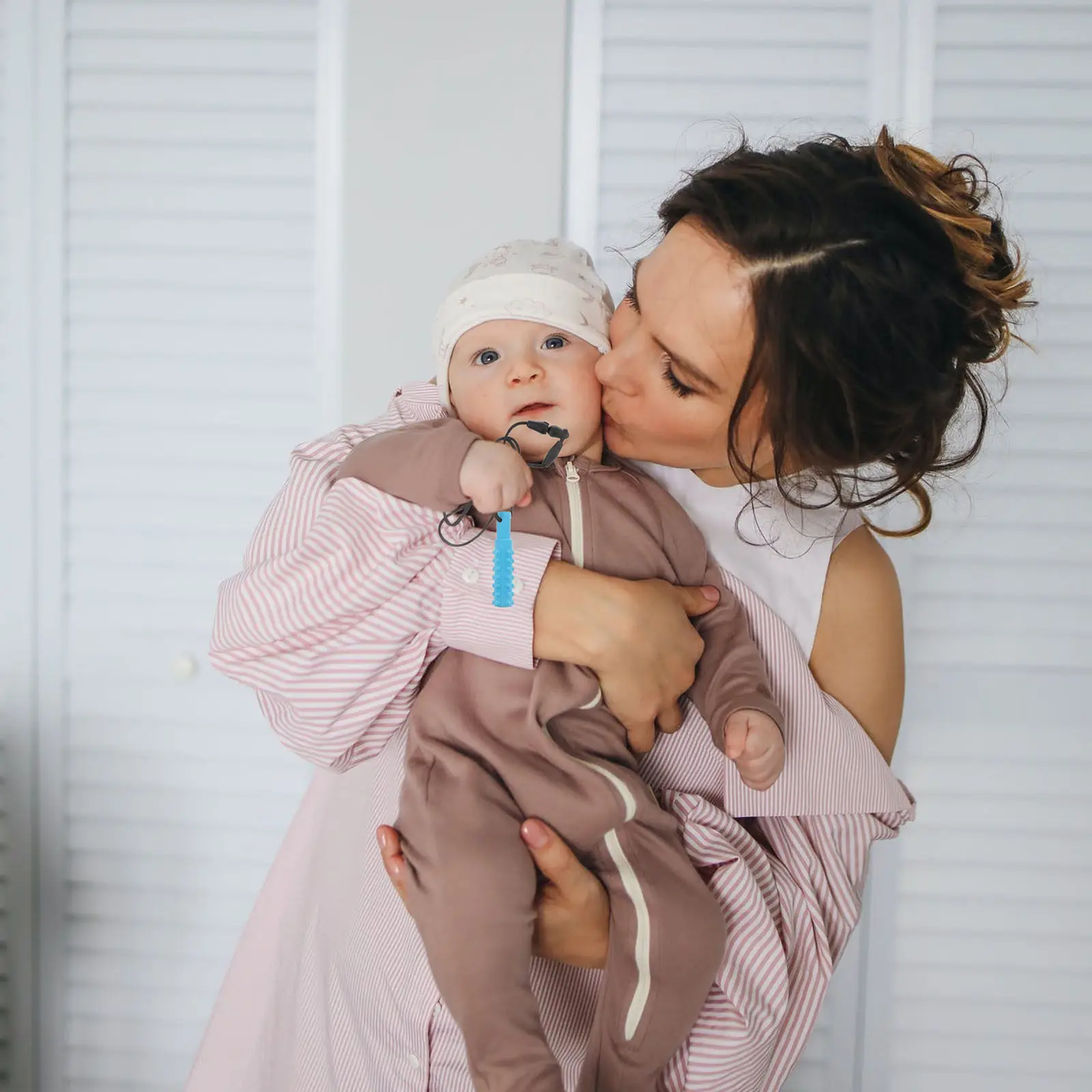 Collier à mâcher en Silicone pour bébé, 3 pièces, pour gencives douloureuses, soulagement des molaires, apaisant, cadeau pour nouveau-né