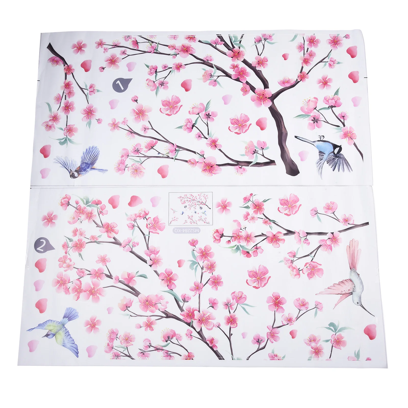 Branch Bird Cherry Blossom Wall Sticker Home Decoration Wall Sticker Home Decoration Stickers Posters For Living Room Bar