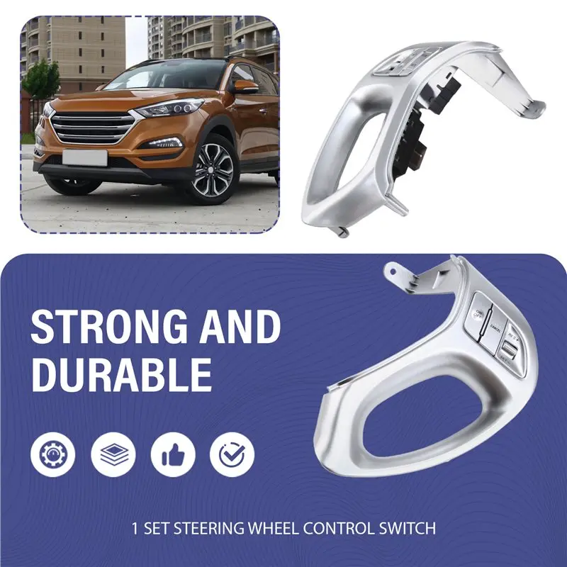 M49K-For IX35/TUCSON 2009-2015 Steering Wheel Audio Switch Cruise Control Switch 96700-2S400SAS 96700-2S100SAS