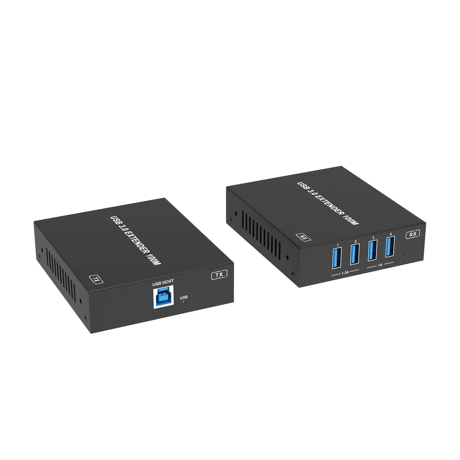 Lanyuxuan 100m USB3.0 Extender Via Cat6e/ethernet/rj45/lan Cable 5Gbps Repeater Data Transfer Compatible with USB 2.0/ 1.1